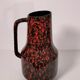 Ceramic drip glaze vase by Scheurich West Germany, 1960's