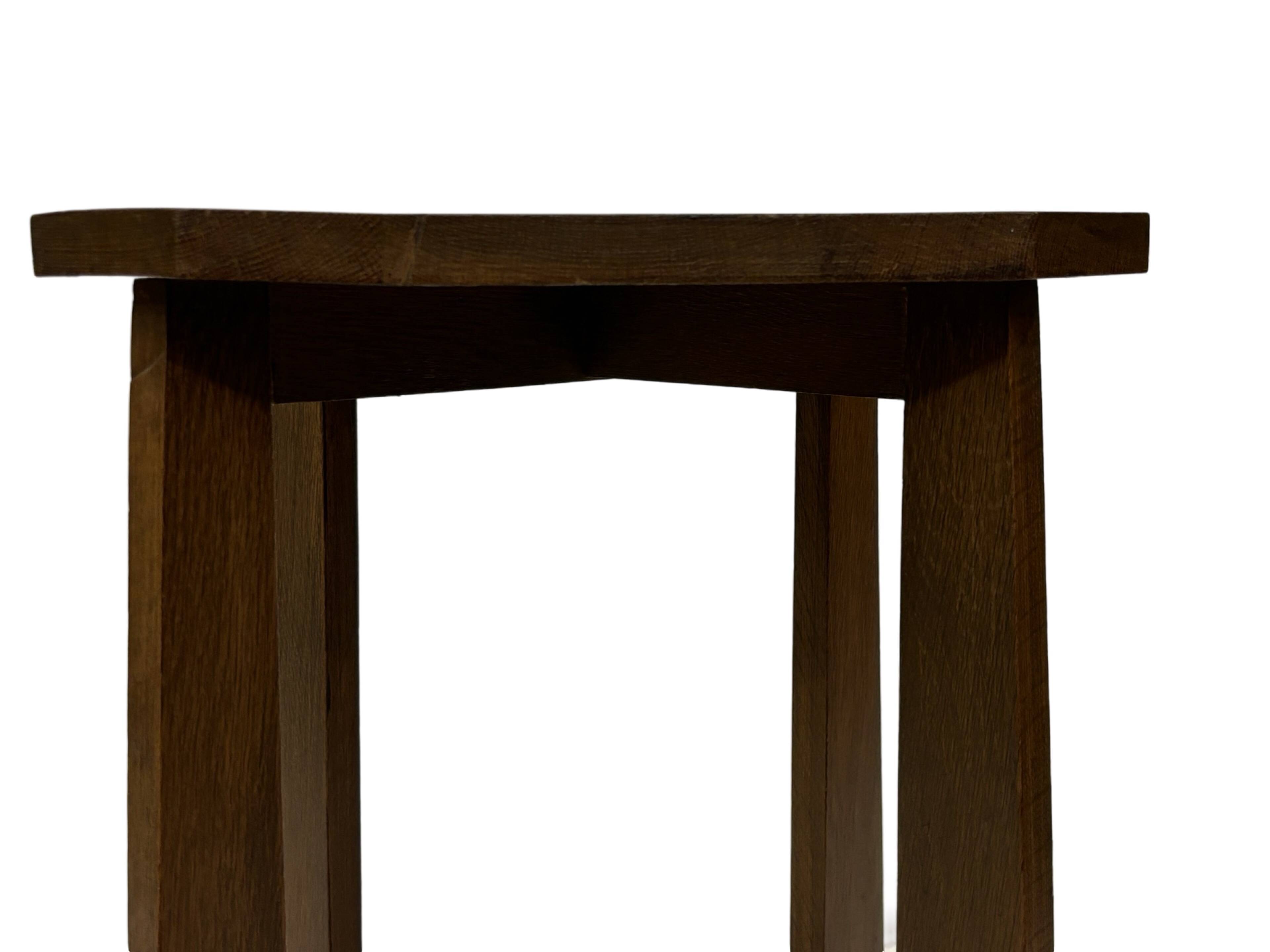 Art Deco plant table side table Oak 1950s