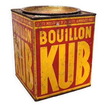 Boîte de bouillon Kub vintage
