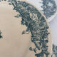 Iron Earth Plate Badonviller Marine • Romantic blue decor • Plate