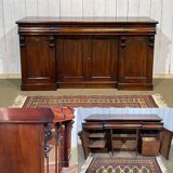 Victorian enfilade from the 19th century in mahogany