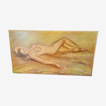 Naked art deco painting