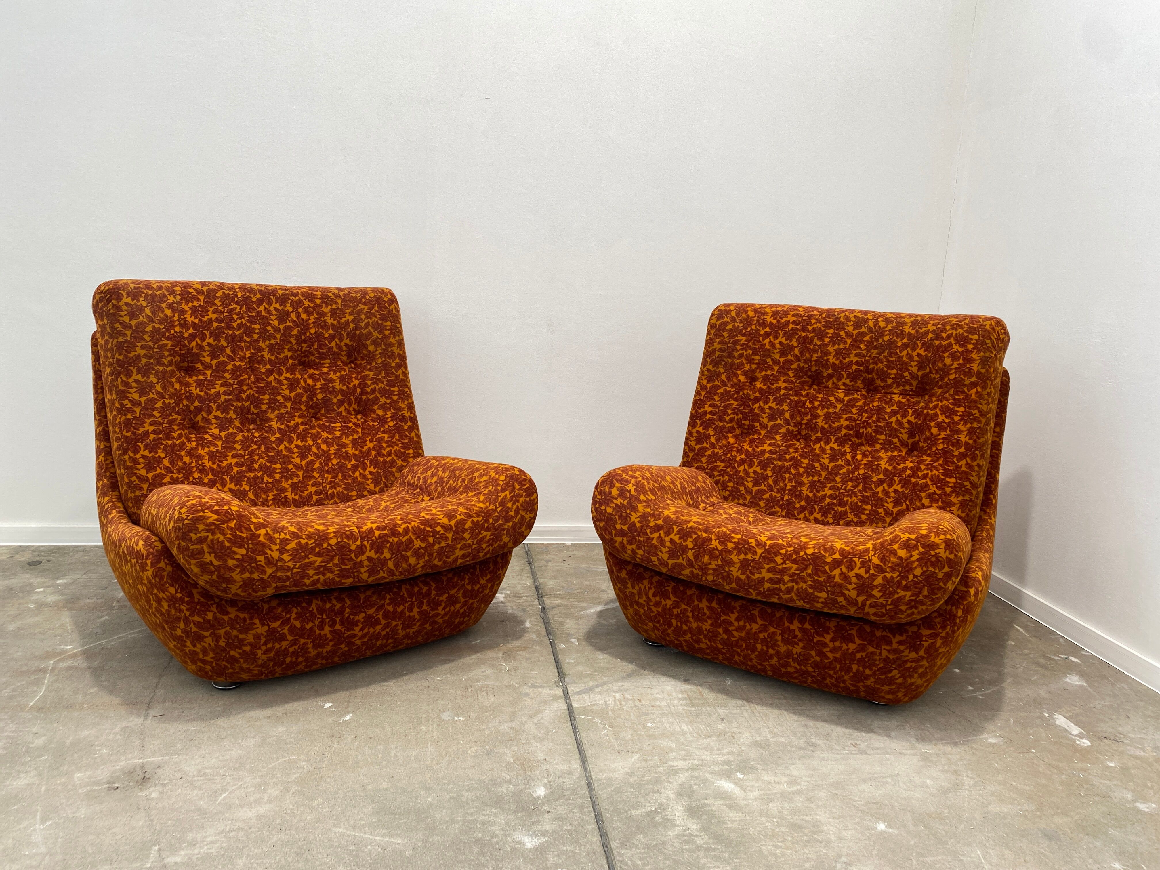 eastern bloc vintage living room set by jitona, czechoslovakia, 1970s