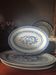 Vintage Chinese oval dishes, dragon pattern