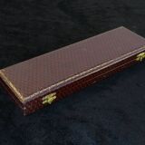 Old necessary to write 1900 in silver metal in box