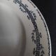 Pair of Gien iron earthenware dessert plates with Austerlitz decor