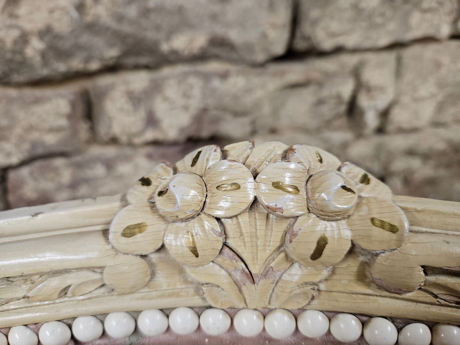 Pair of 1960s silk bergère armchairs
