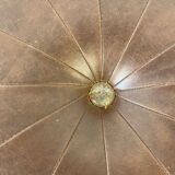 Vintage brown pouf from the 70s