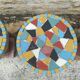 Mosaic stools