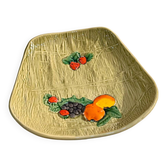 Ceramic dish Vintage fruit bowl