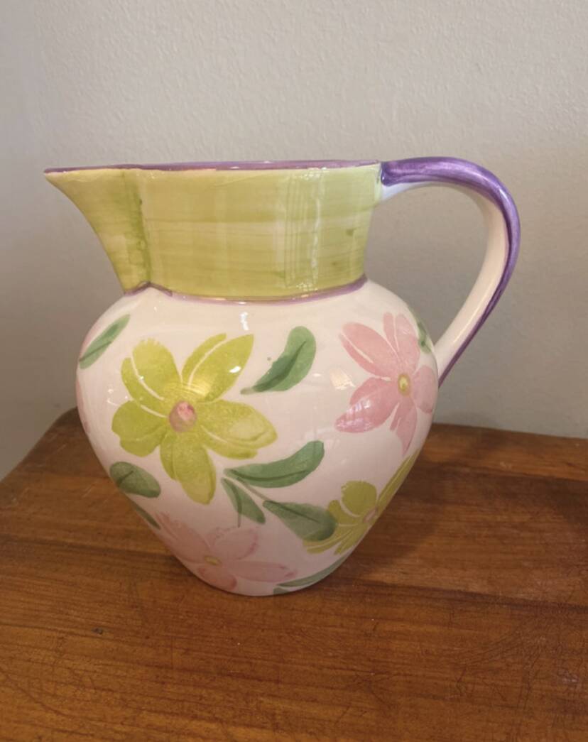 Flowery carafe