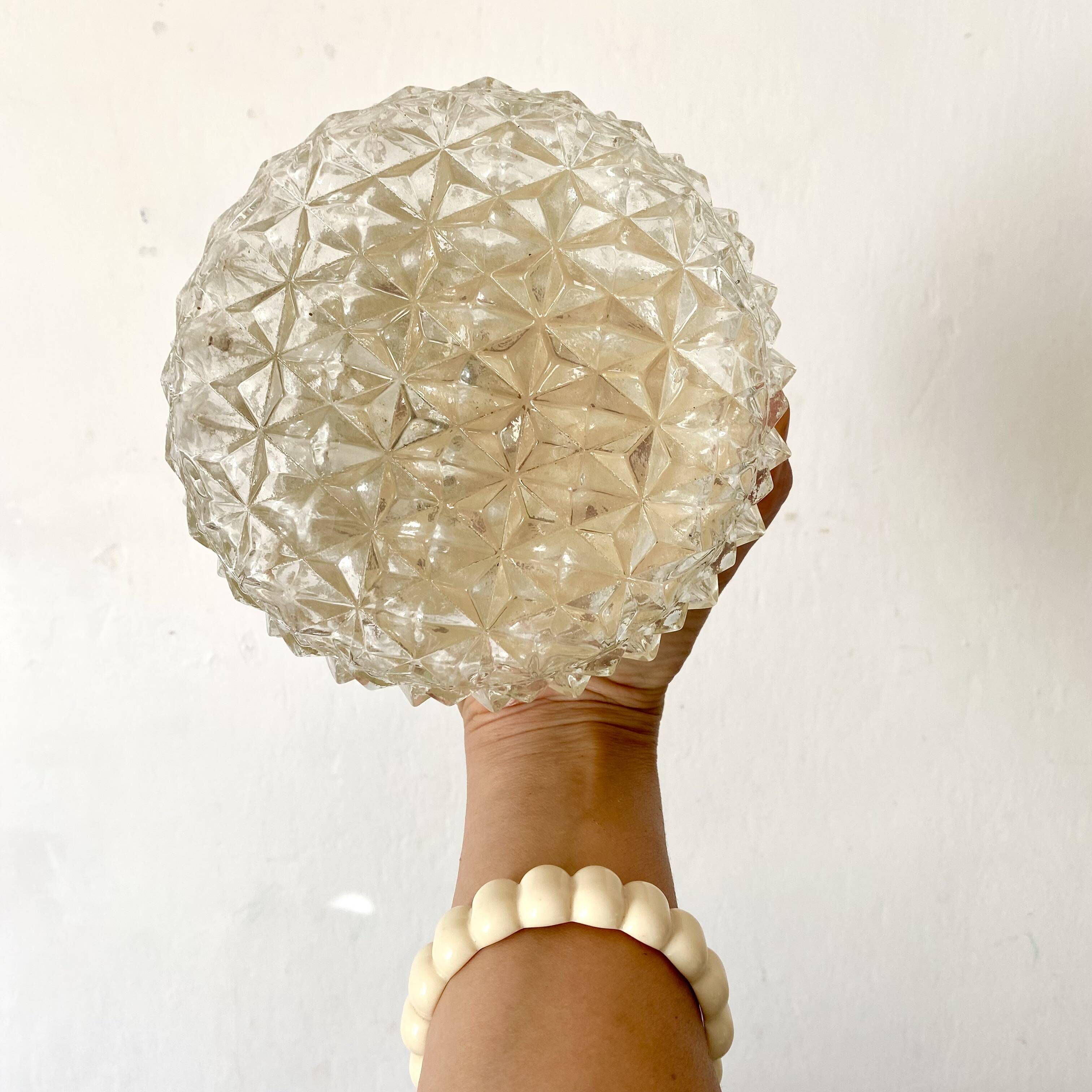 Mini plafonnier rond vintage