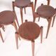 Set of 6 Japanese stools