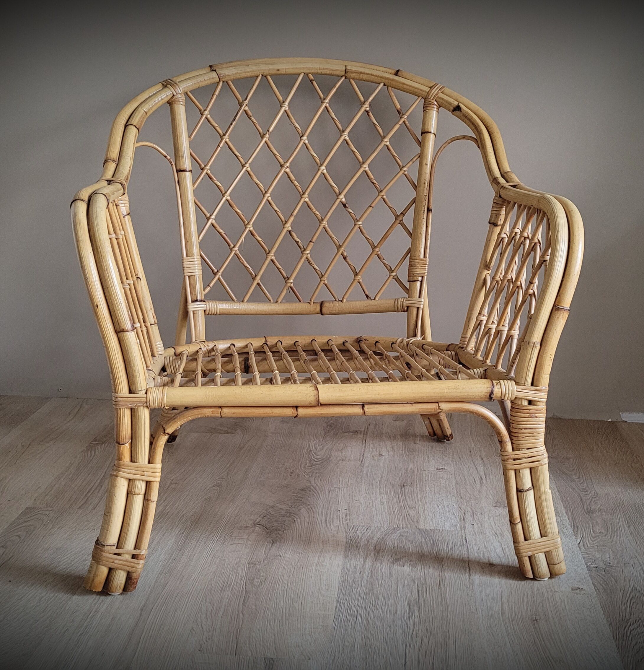 Fauteuil rotin adulte