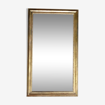 Nineteenth century mirror in gilded wood 90 x 157 cm