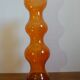 Space age 1970's orange vase