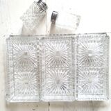 Set 6 pieces aperitif glass tray