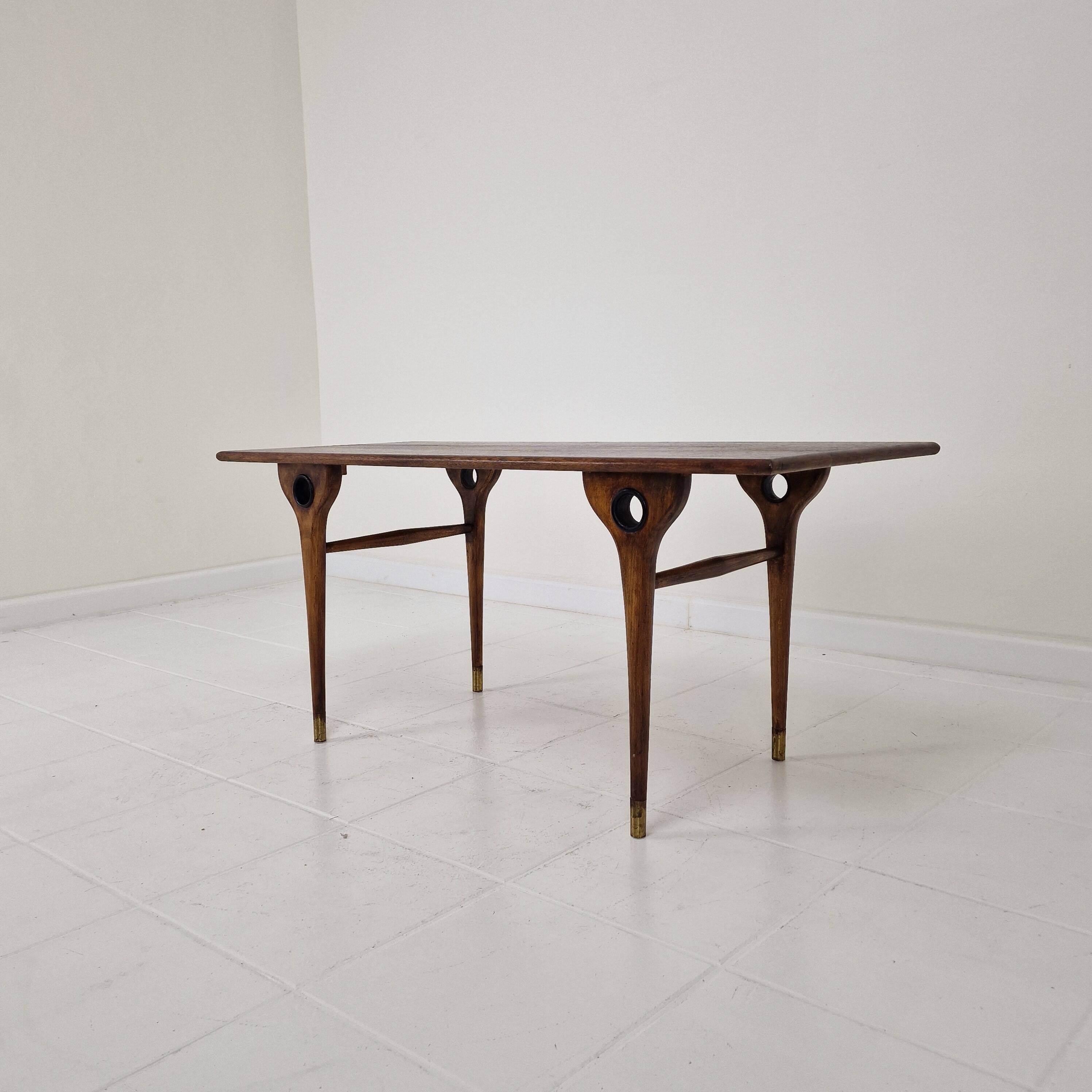 Table basse ou d'appoint rectangulaire italienne des années 1960