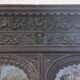 Renaissance oak library buffet from the 19th century.