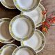 Set of 10 vintage deep plates, Monico models by Digoin/Sarregue.