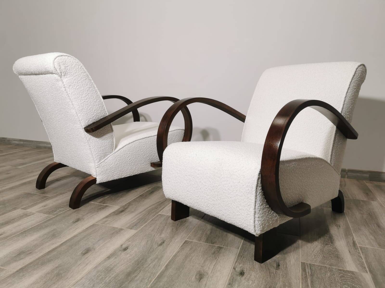Armchairs by Jindrich Halabala, 1940s