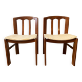 Set of 2 Scandinavian chairs, 1960s