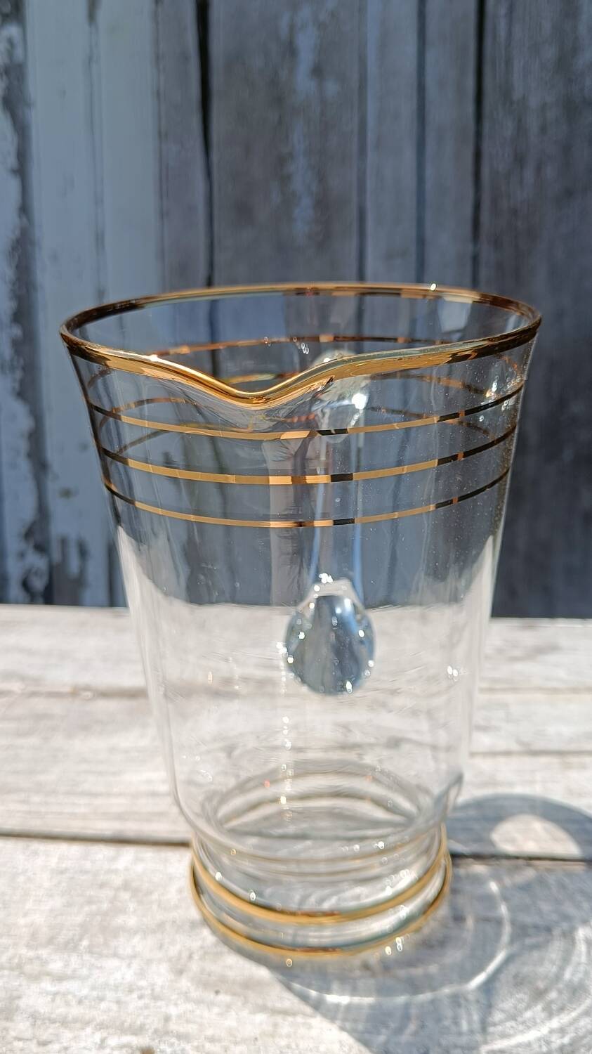 Carafe Art Déco en verre