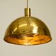 Original Florian Schulz brass pendant lamp | Model "Posa" | 1970s