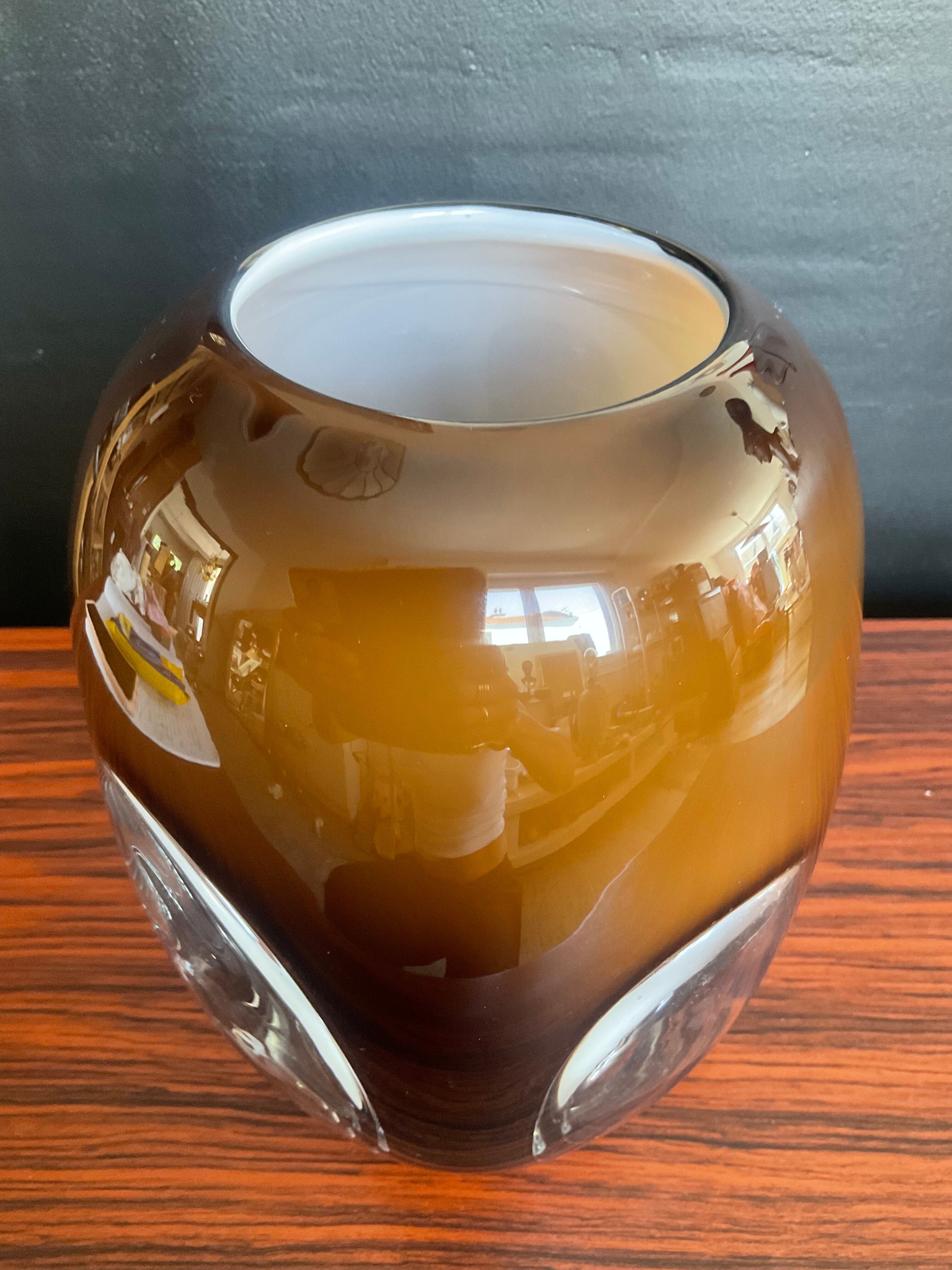 Vase Space Age in triple-layer glass