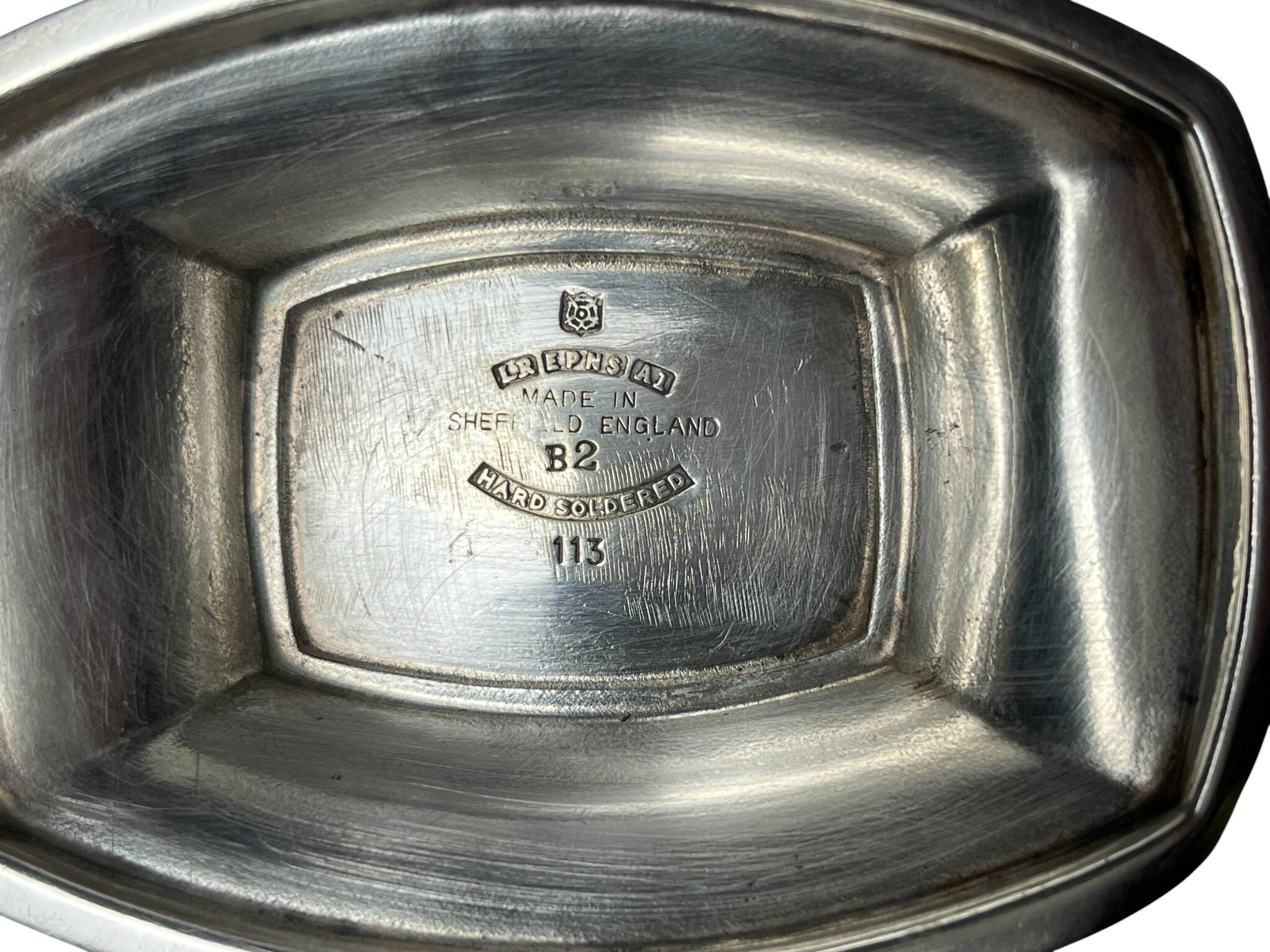 Art Deco, English silver-plated Sheffield ebony jug circa 1930