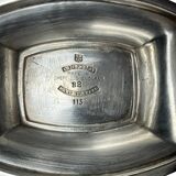 Art Deco, English silver-plated Sheffield ebony jug circa 1930