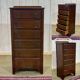 1930s English oak chest of drawers