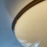 Vintage ceiling lamp in opaline and glass paste
