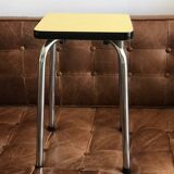 Vintage yellow formica stool