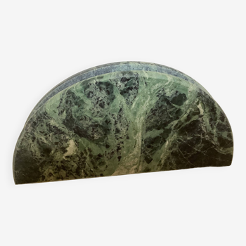 Letter holder in green veined marble