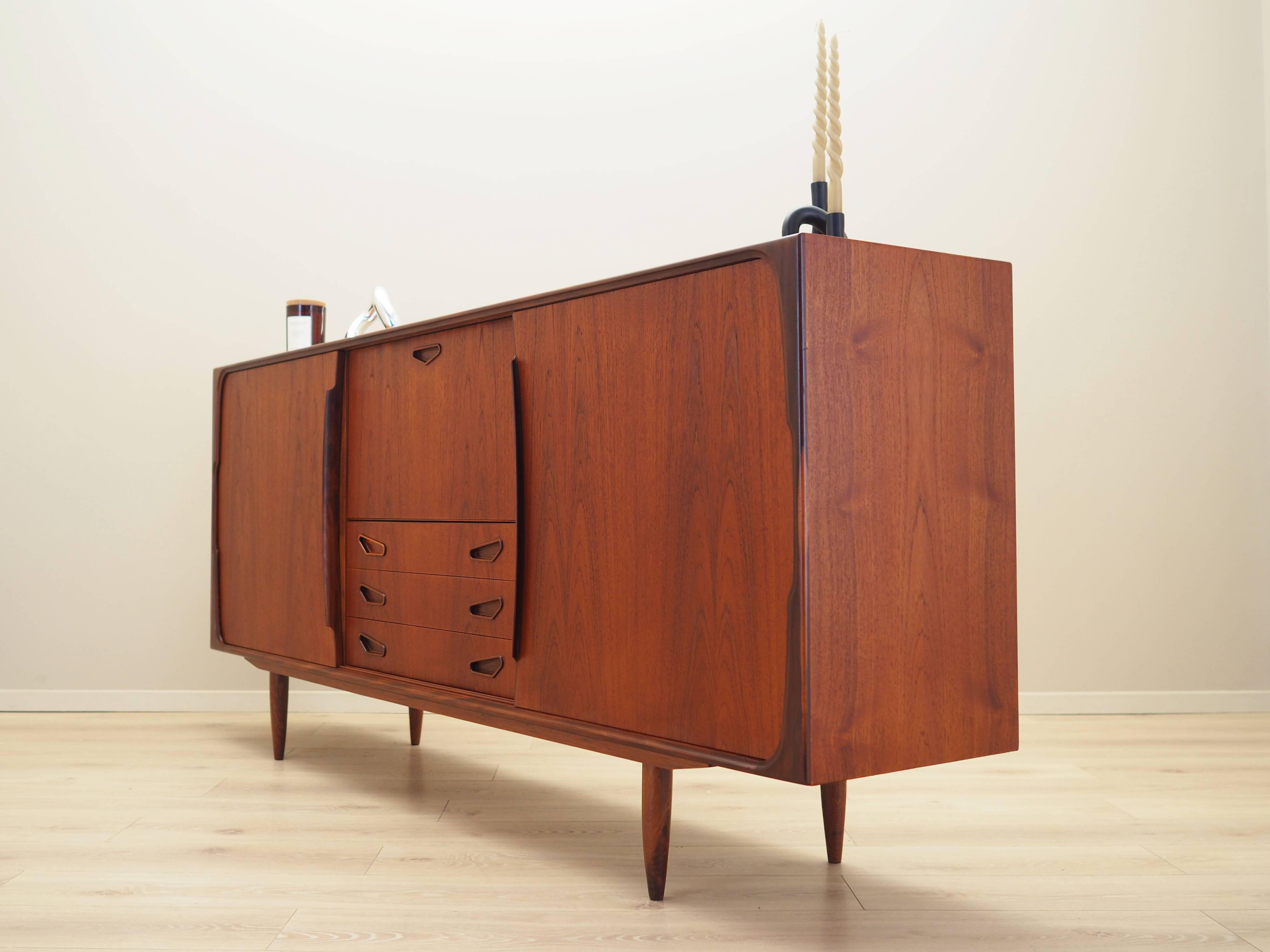Teak sideboard, Danish design, 1970s, production: Denmark