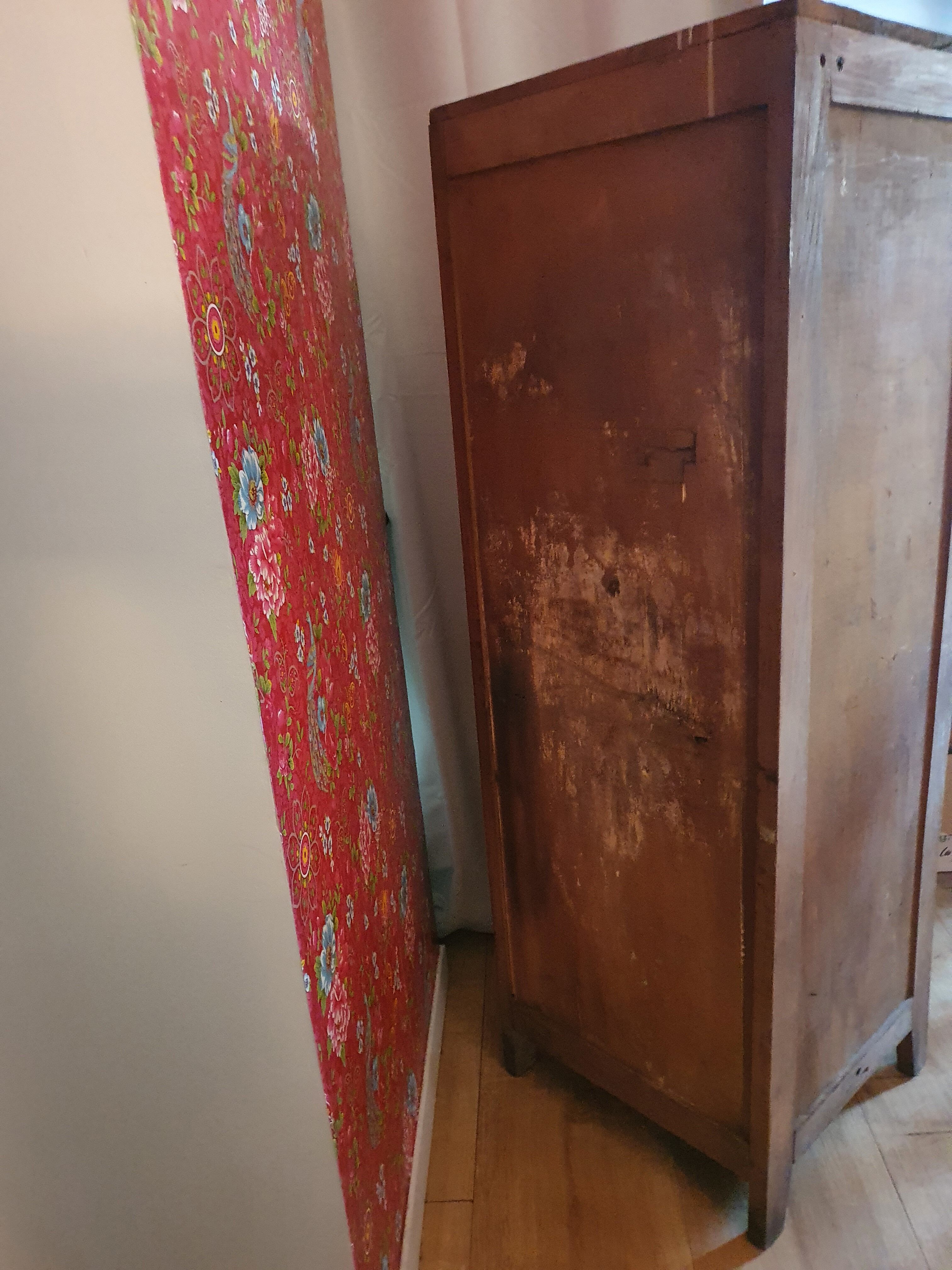 Parisian wardrobe with several shelves
