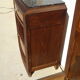 Art Deco bedside in solid walnut and walnut bramble, 1930's