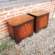 2 Antique Wooden Bedside Tables