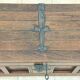 Rustic solid oak chest