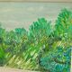 Original mid-century oil on canvas – "Vibrant Landscape"