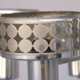 Chandelier 6 light 1970 chromed metal