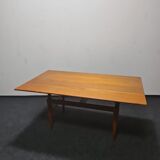 Danish adjustable teak coffee table, Kai Kristiansen