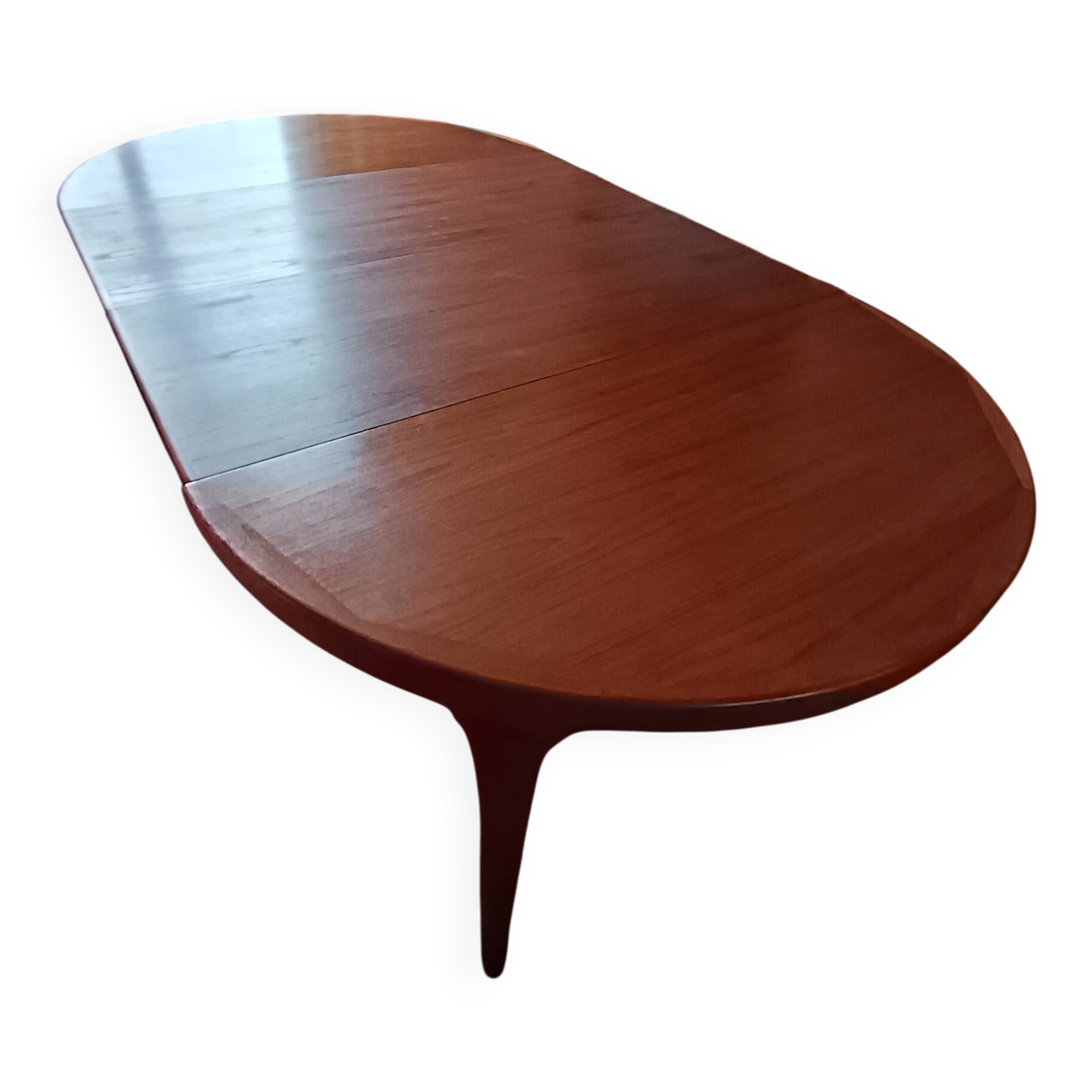 Teak table in Scandinavian style