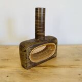 Rattan and ceramic vase