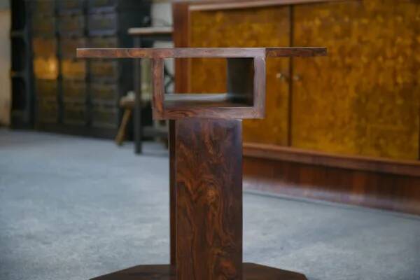 Art Deco side table in rosewood veneer