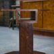 Art Deco side table in rosewood veneer