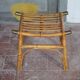 Vintage bamboo stool or bamboo luggage rack, ottoman