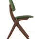 4 chaises ciseaux AwA restaurées, Pays-Bas milieu XXème