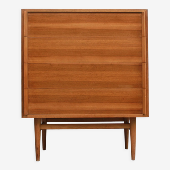 1960s chest of drawers in walnut
